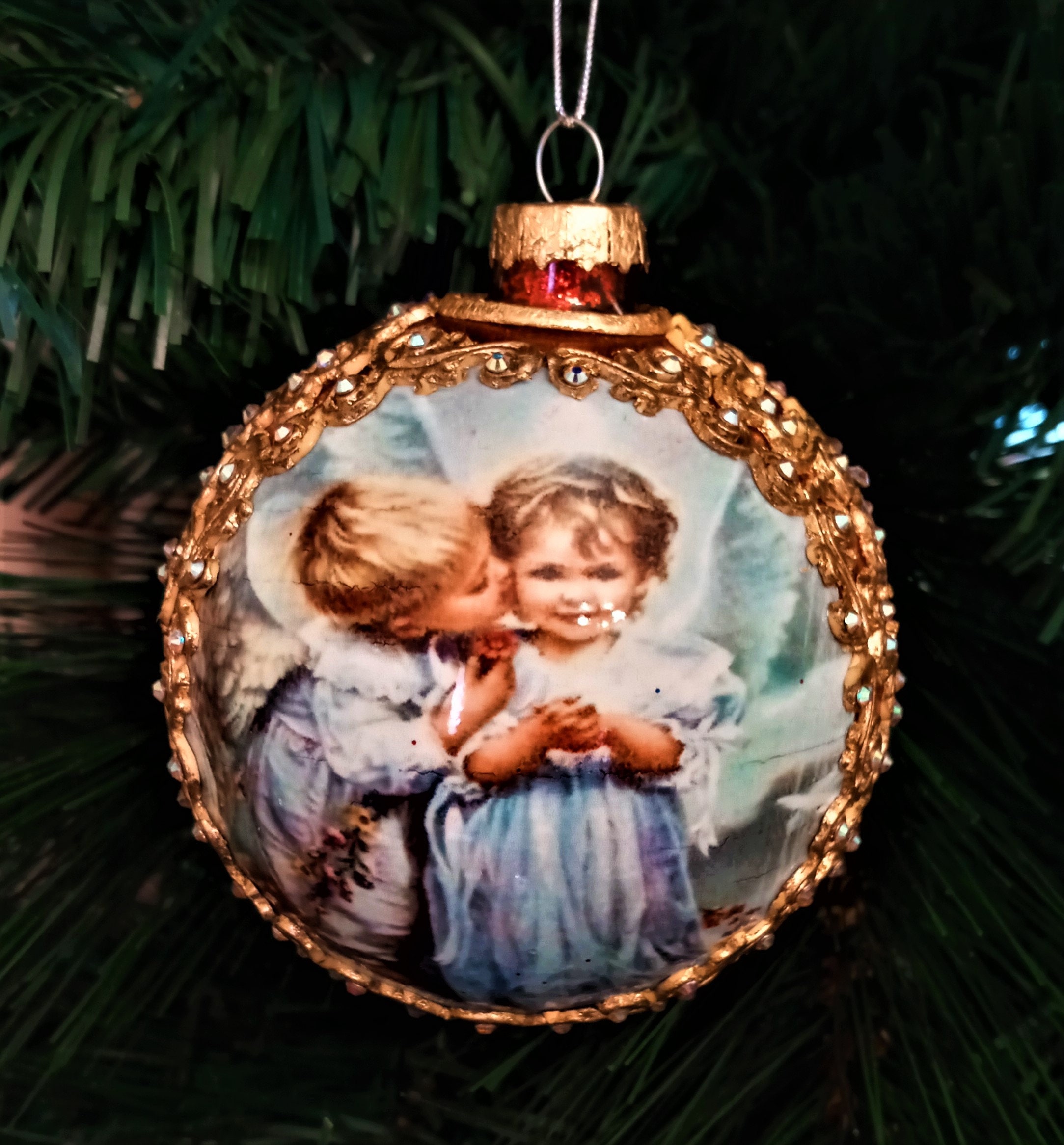 Victorian Style Ornament Collectible Handmade Glass Christmas - Etsy