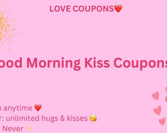 Love Coupons for Couples | Romantic Gift (Digital Download)