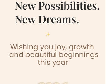 New Year 2026 Quote Print | Minimalist Home Decor (Digital Download)