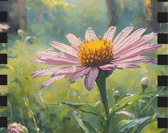 Inspirational Floral Art Print, This Too Shall Pass Quote (Digital Download)