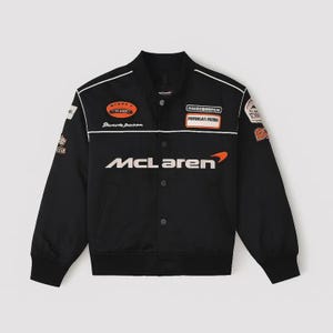 McLaren Racing Bomber Jacket: Lightweight F1 Motorsport Fan Gift