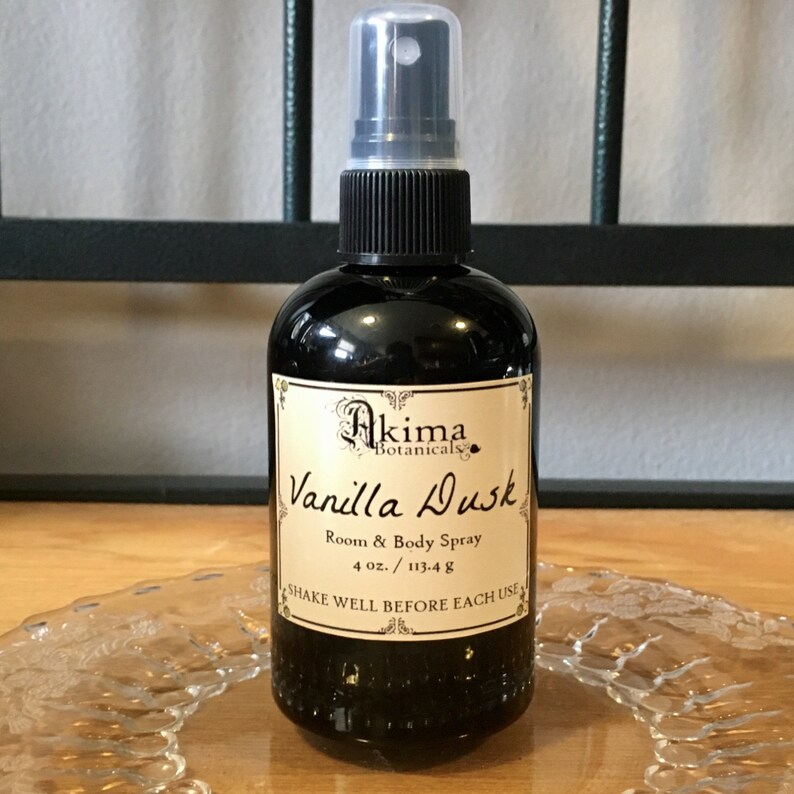 VANILLA DUSK Room & Body Spray 4oz vanilla egyptian musk Etsy