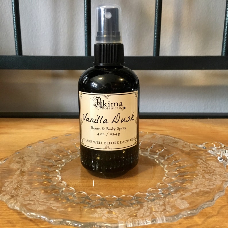 VANILLA DUSK Room & Body Spray 4oz vanilla egyptian musk Etsy