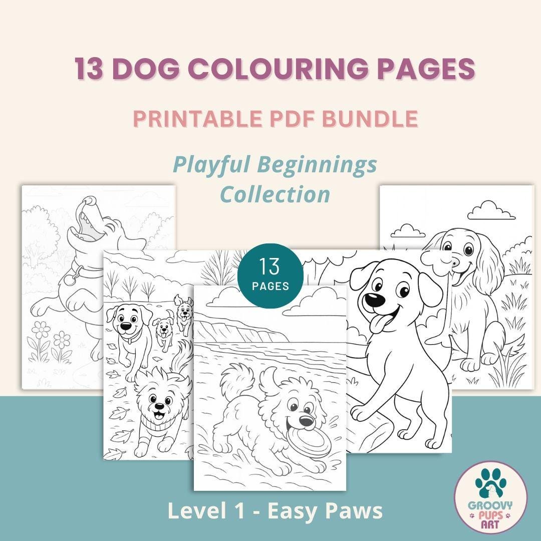 Paws And Tails Coloring Pages