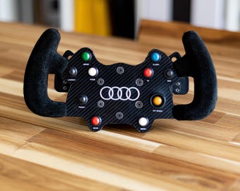 Audi RS5 DTM replica steering wheel 3D printed parts for sim racing