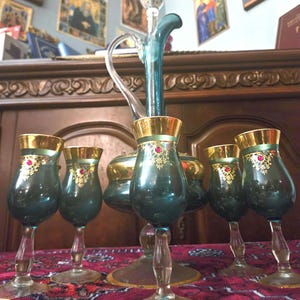 Murano Decanter - Etsy