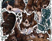 Custom Dog Painting Collage from Photo, Personalized Digital Pet Illustration, Dog Lover Gift