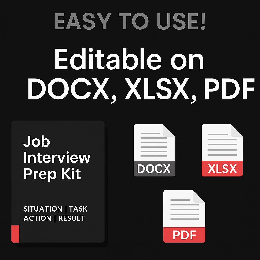 Job Interview Prep Kit: STAR Method, Q&A Guide, Thank You Email ...