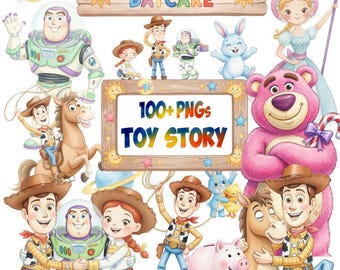 Toy Story Png Watercolor Clipart Bundle | Toy story watercolor printable, Woody, jessie, Rex, Buzz lightyear watercolor | INSTANT DOWNLOAD