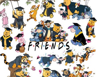 Winnie The Pooh Graduate PNG, Winnie The Pooh Characters PNG