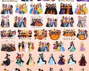 Halloween Princess Png, Spooky Vibes Png, Trick Or Treat Png, Princess Witch Png, Holiday Season Png, Trendy Halloween Png