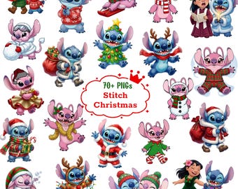 Cartoon Christmas PNG Bundle , : High - Resolution Digital Art (Digital Download)