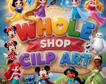 Whole Shop Clipart Bundle: Lifetime Access Commercial PNG Files