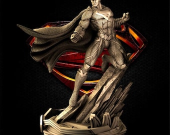 The Strongman - Man of Steel  Sculpture 3D Print File STL
