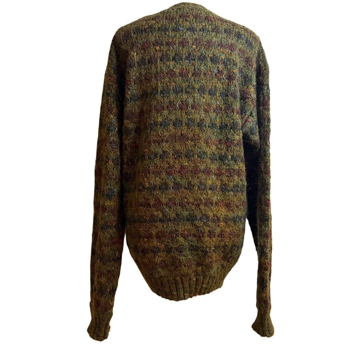 Marshall Fields Men's Wool Sweater Size Medium Gorpcore Granola Vintage Knit 70s, photo 3 of 5