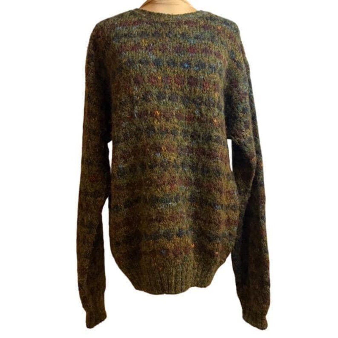 Marshall Fields Men's Wool Sweater Size Medium Gorpcore Granola Vintage Knit 70s, photo 1 of 5