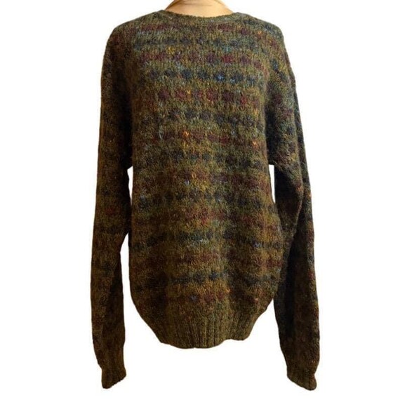 Marshall Fields Men's Wool Sweater Size Medium Gorpcore Granola Vintage Knit 70s