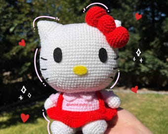Handmade Kitty Cat Amigurumi