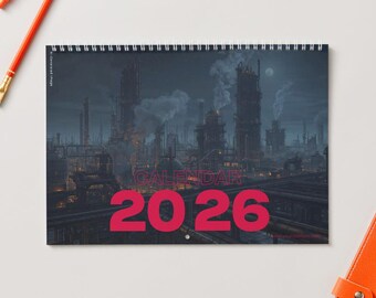 US Wall Calendar 2026: Innovation and Organization - Compact, Customizable for Your Business!