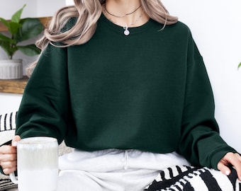 Gildan Heavy Blend Unisex-sweater: zacht, behaaglijk basissweater