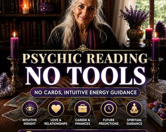 Paranormaal lezen op hetzelfde uur Geen hulpmiddelen, geen kaarten Gemiddeld lezen, nauwkeurig inzicht in liefdes-, carrière- en levenspad