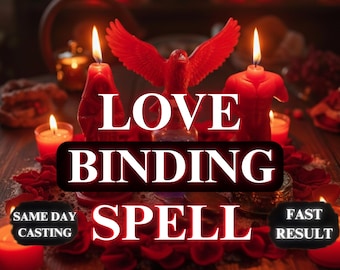 Permanent Love Binding Spell, Think of Me Spell, Obsession & Commitment Love Ritual Witch, Attraction | Relationship Healing
