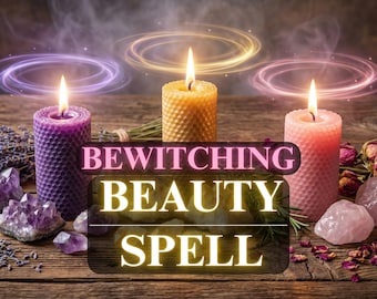 Bewitching Beauty Spell, Attraction Beauty Ritual, Magnetic Aura, Glow Up, Glamour Magick, Etsy Witch