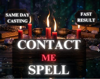 Contact Me Now Spell - Unblock, Text & Call Me, Communication Ritual, Etsy Witch, Obsession Love