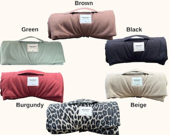 Foldable Travel Dog Bed, Portable Washable Pet Mat, Roll Up Dog Travel Mat, Outdoor dog mat, summer dog roll bed, cotton dog mat