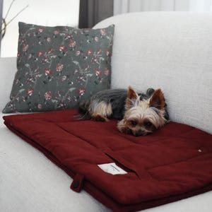 Foldable Dog Bed, Travel Bed, Car Dog Mat, Dog Roll-Up Mat, Settle Mat, Portable Dog Mat, Cat Bed, Travel Mat for Puppies Pet Car Seat