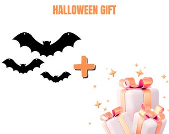 Metalen halloweenvleermuizen: 3D spookachtige boom en tuindecor, set van 3-12 inch