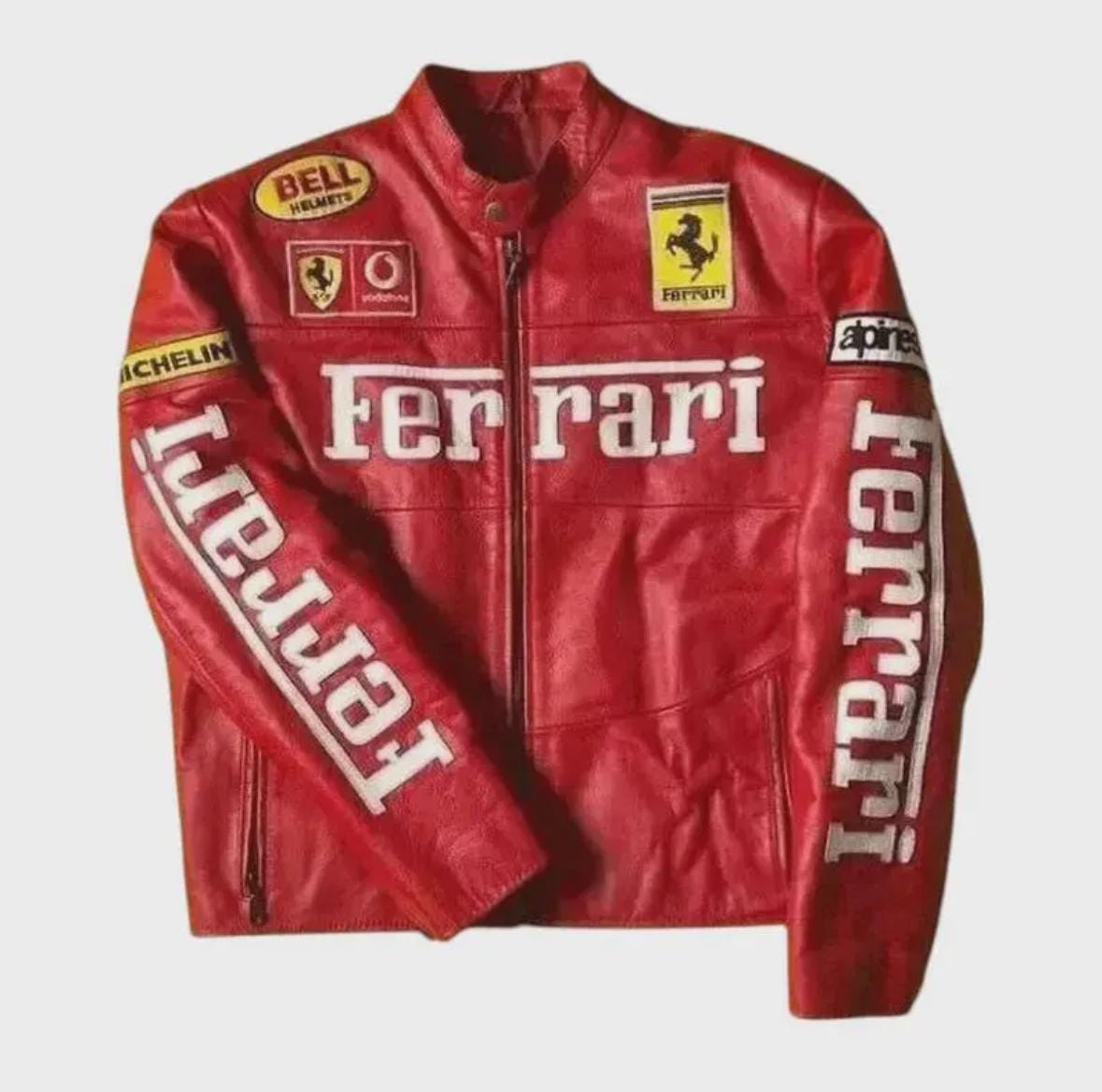 Ferrari Leather Jacket - Etsy