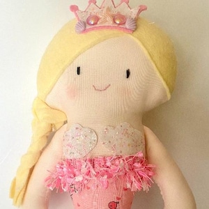 Mermaid doll, hand made doll, mermaid gift