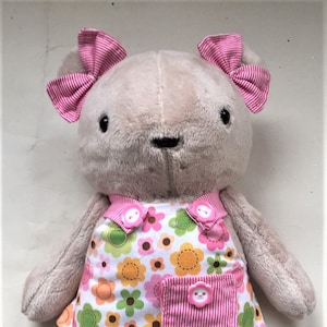 Teddy Bear, Teddy Bear in dress, Girls Teddy Bear