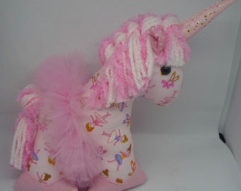 Unicorn softie with tutu, unicorn gift, gift for girls