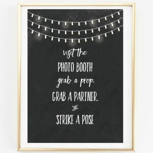 Visit the Photo booth sign wedding photo booth chalkboard sign printable wedding photo booth props wedding sign multiple sizes