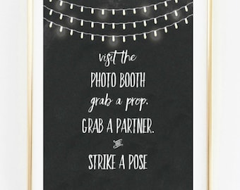 Visit the Photo booth sign wedding photo booth chalkboard sign printable wedding photo booth props wedding sign multiple sizes