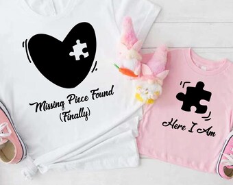 Mama and Mini Matching Outfits, Missing Piece Found Finally Mommy and Me Shirts