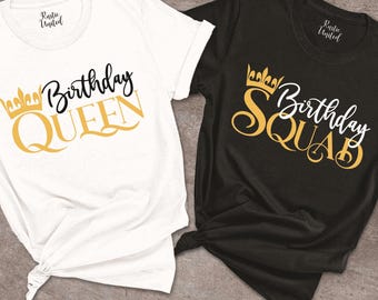 Birthday Crew Shirts, Matching Party Tees