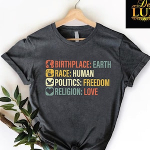 Humanity Shirt, Equality, BLM, Human Rights Tee