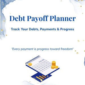 Debt Payoff Planner - Printable PDF