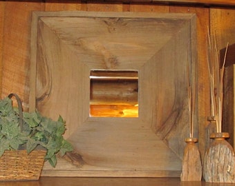 Reclaimed Barnwood Mirror