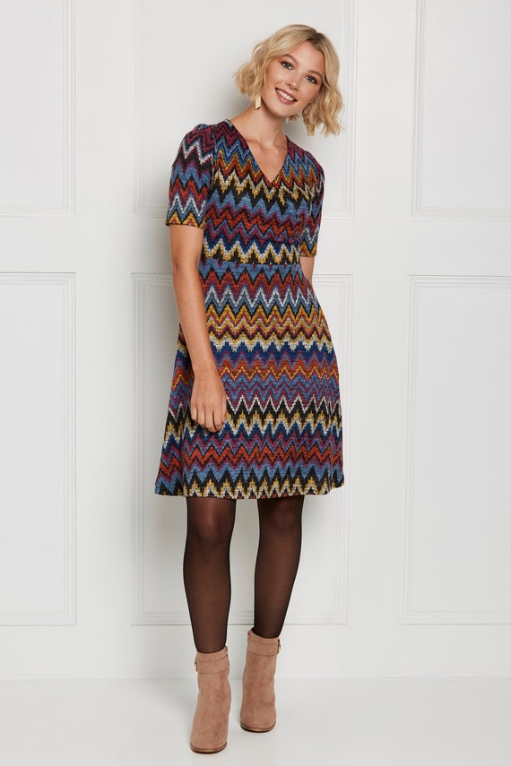 knit dress with belt