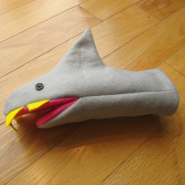 Sewing Pattern PDF Shark Puppet or Mittens Sewing Pattern PDF