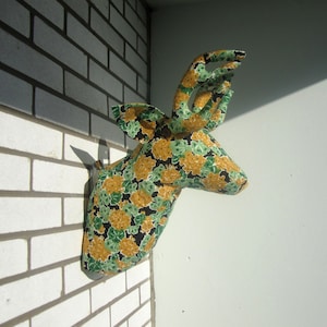 Sewing Pattern PDF, Wall Mounted Deer Head Sewing Pattern PDF, Made in Canada