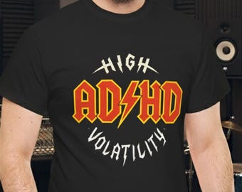 ADHD: for Those About To--ooh, a Rock! T-shirt - Etsy Canada