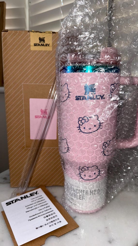 Hello Kitty Custom 40oz Authentic Stanley Tumbler