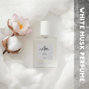 Alcohol-Free White Musk Perfume Oil — 50 ml | Long-Lasting Unisex Fragrance • Natural, Vegan