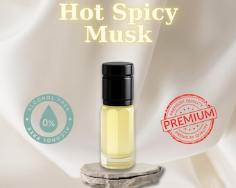 Spicy Woody Musk Essential Oil: Vegan Alcohol-Free Unisex Fragrance