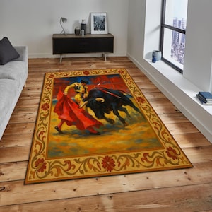 Bullfight rug - Etsy 日本